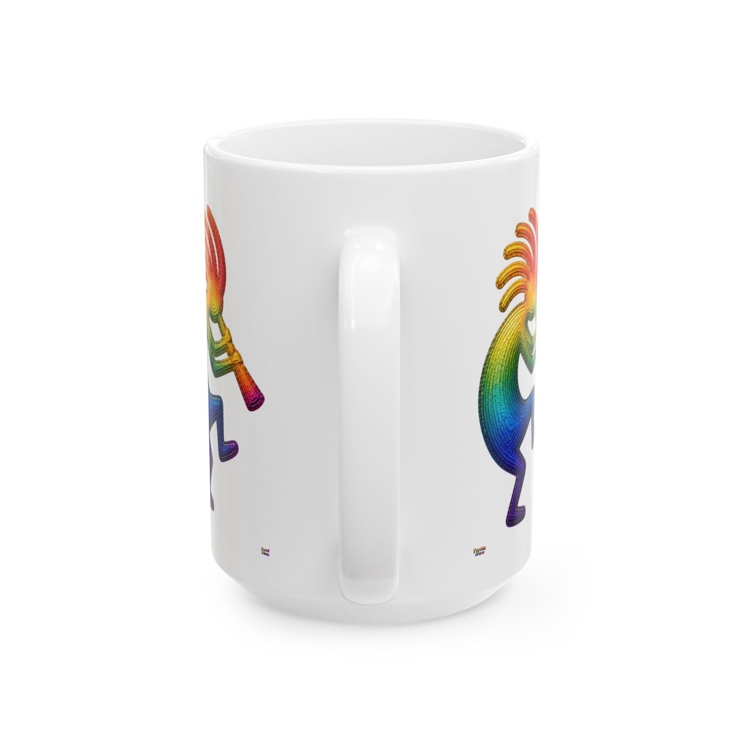 Good Vibes Kokopelli Mug | Ceramic Coffee Mug 11oz. | 15oz.