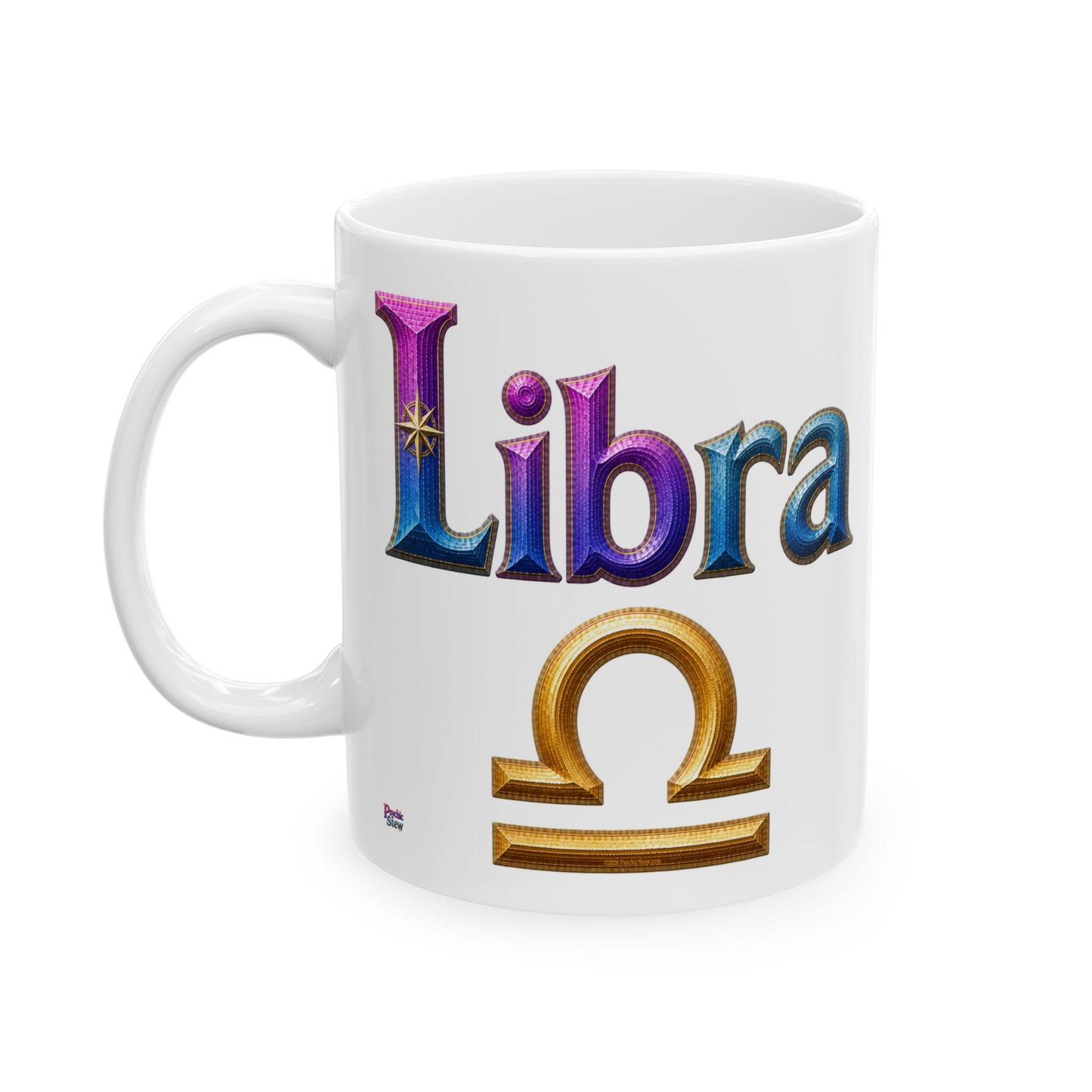 Libra Zodiac Mug | Ceramic Coffee Mug 11oz. | 15oz.