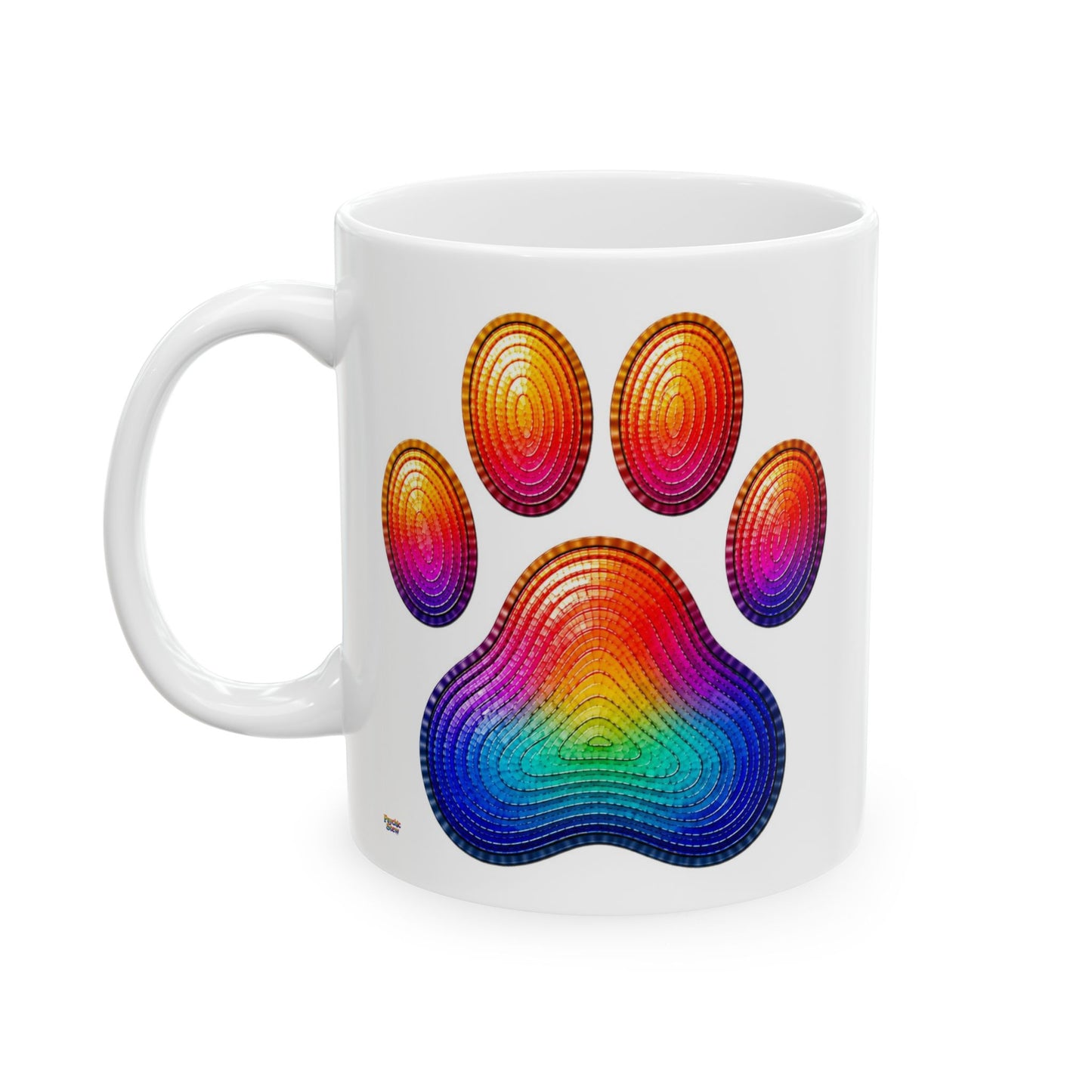 Good Vibes Paw Mug | Ceramic Coffee Mug 11oz. | 15oz.