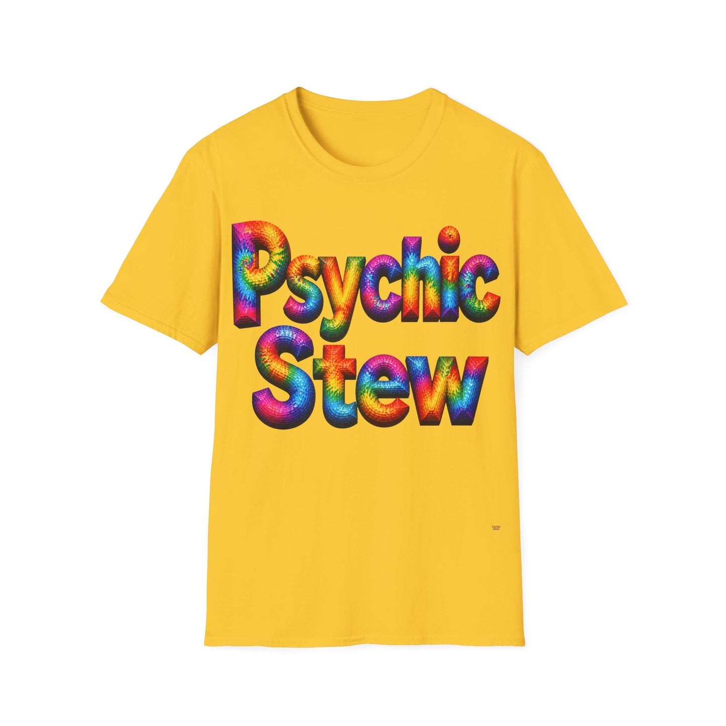 Good Vibes Tie-Dye Psychic Stew T-Shirt | 13 Colors | S - 3XL