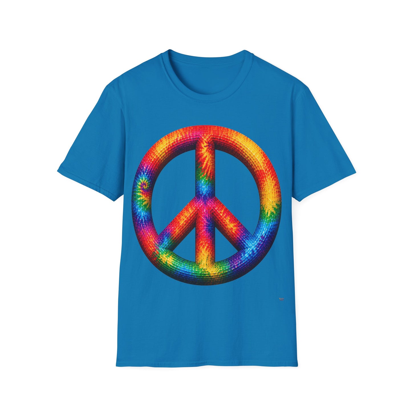Good Vibes Tie-Dye Peace T-Shirt | 13 Colors | S - 3XL