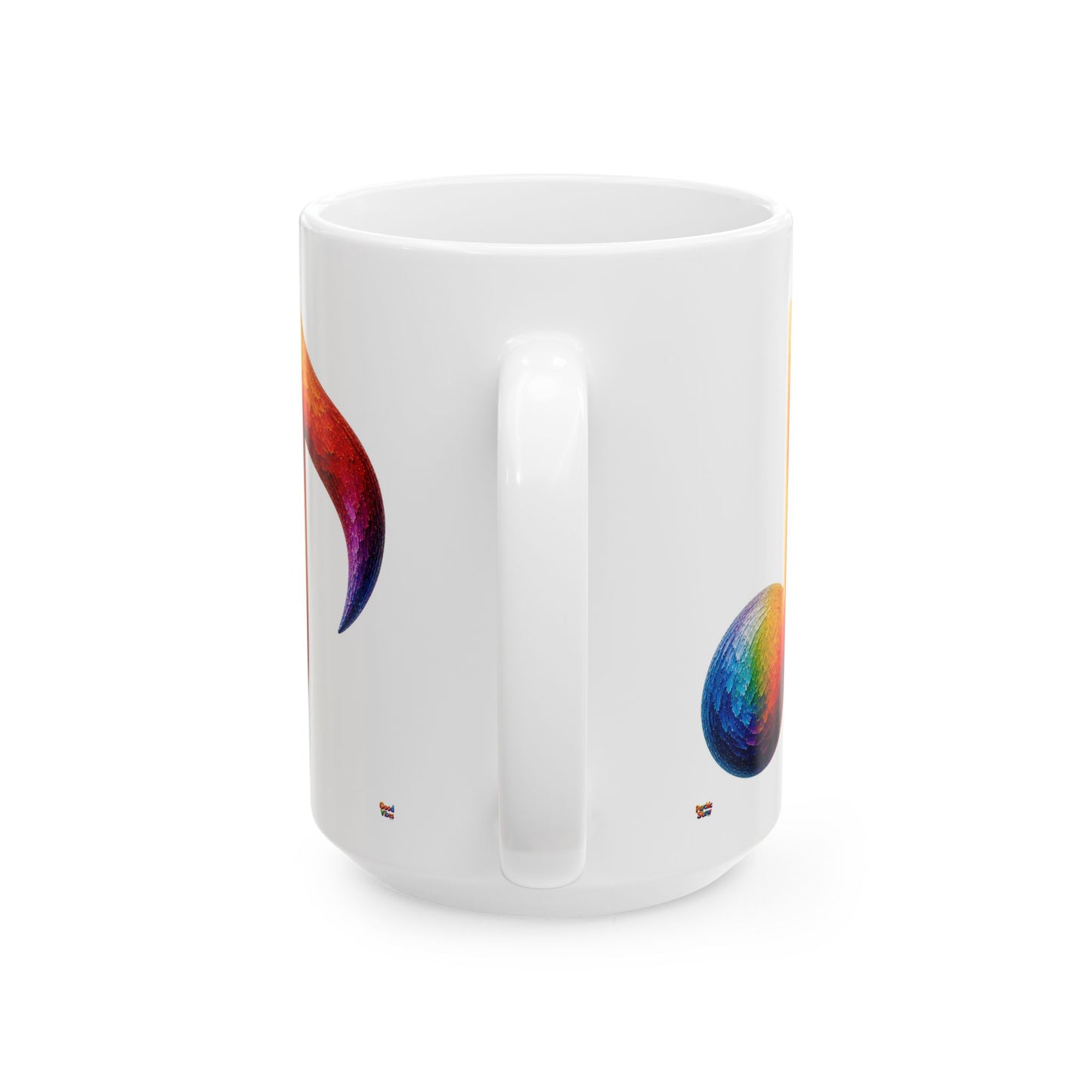 Good Vibes Painted Music Mug | Ceramic Coffee Mug 11oz. | 15oz.
