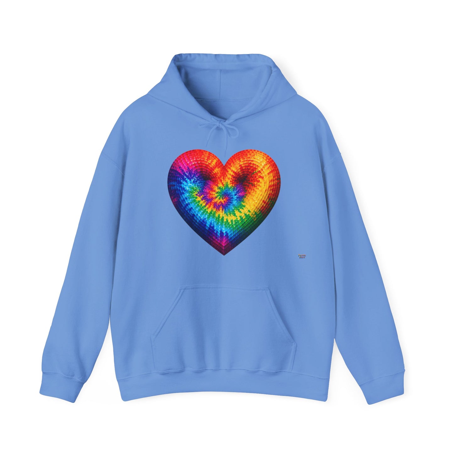 Tie-Dye Heart Hoodie | The Good Vibes Collection