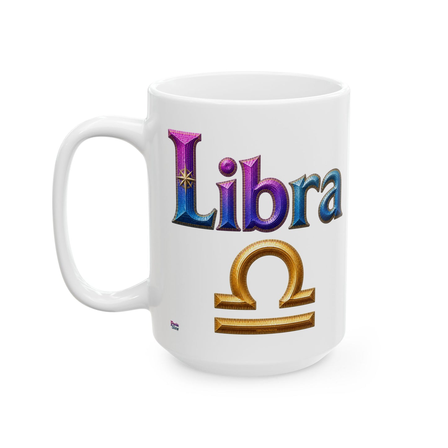 Libra Zodiac Mug | Ceramic Coffee Mug 11oz. | 15oz.