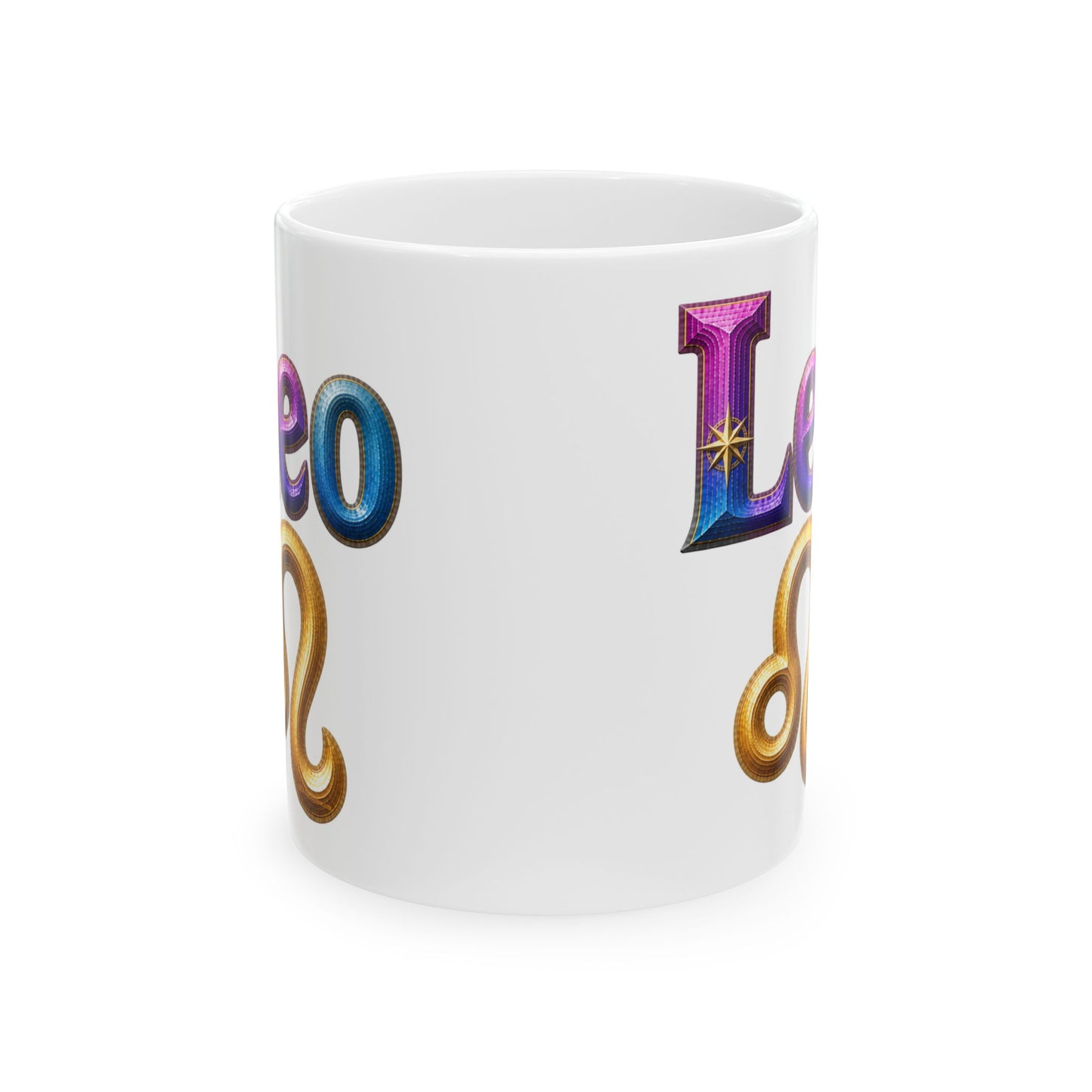 Leo Zodiac Mug | Ceramic Coffee Mug 11oz. | 15oz.