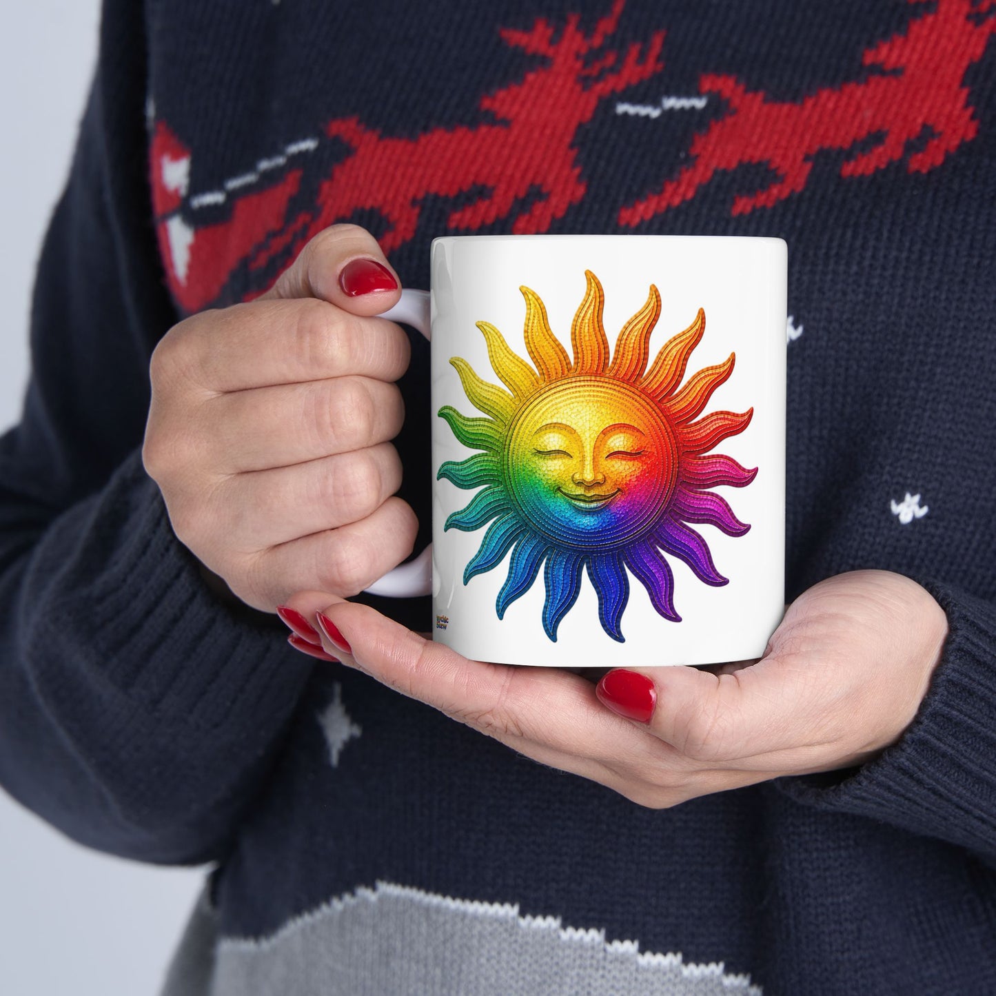 Good Vibes Sun Mug | Ceramic Coffee Mug 11oz. | 15oz.