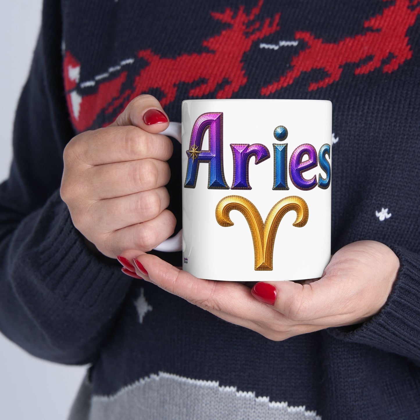 Aries Zodiac Mug | Ceramic Coffee Mug 11oz. | 15oz.