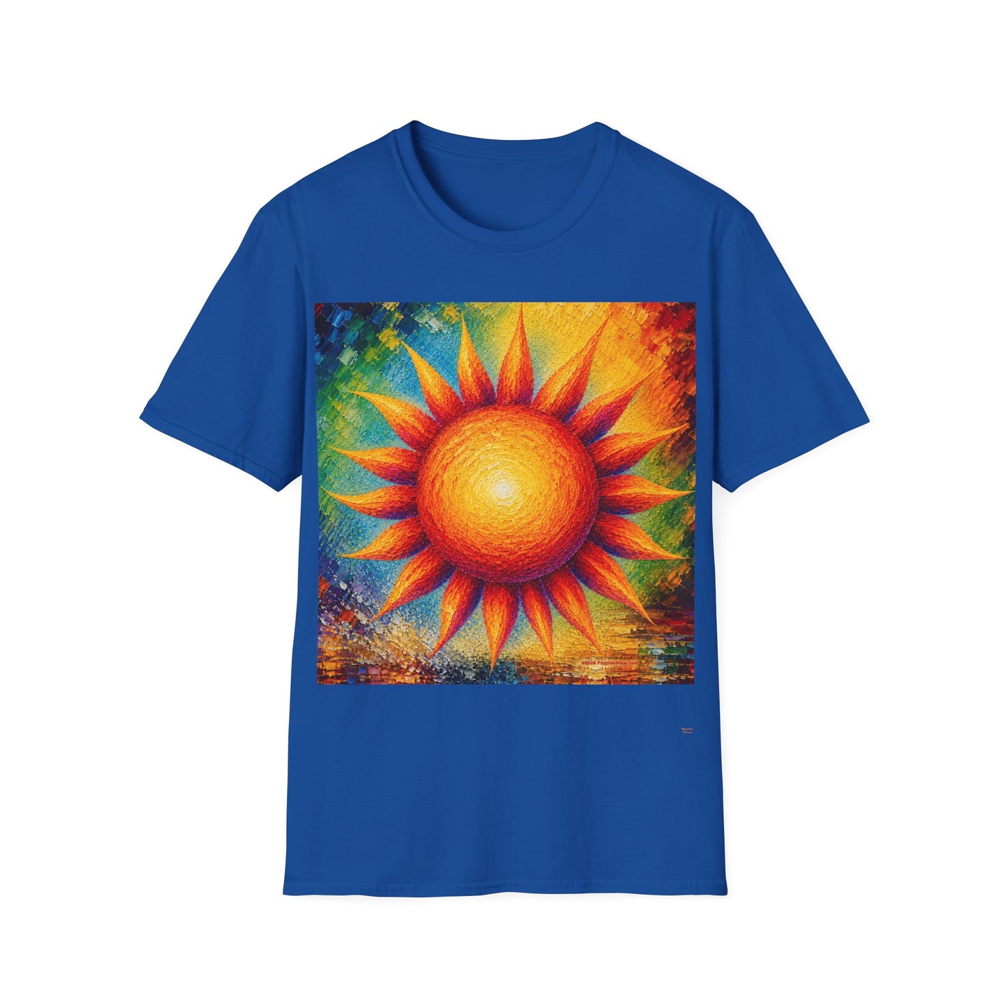 Good Vibes Painted Sun T-Shirt | 13 Colors | S - 3XL