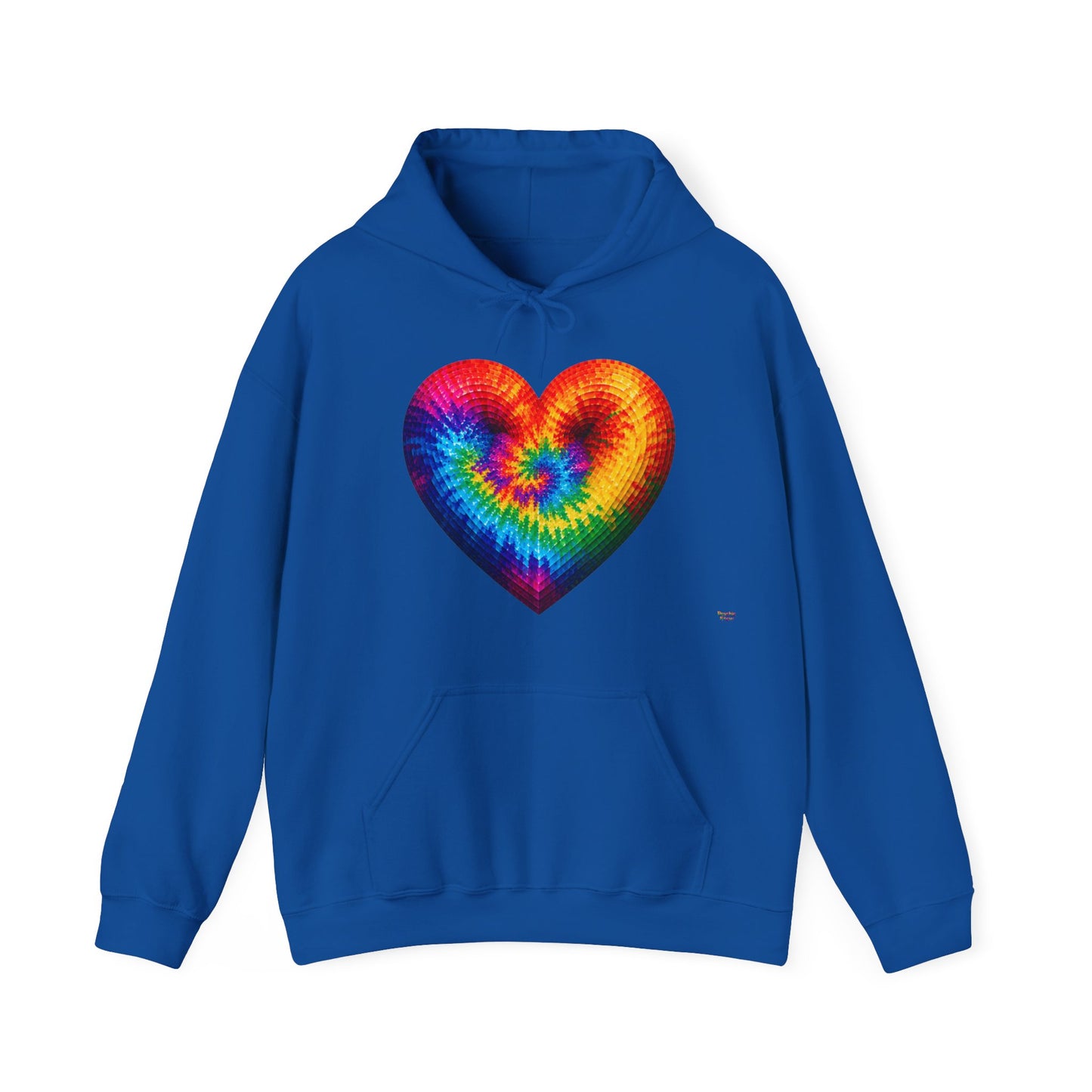Tie-Dye Heart Hoodie | The Good Vibes Collection