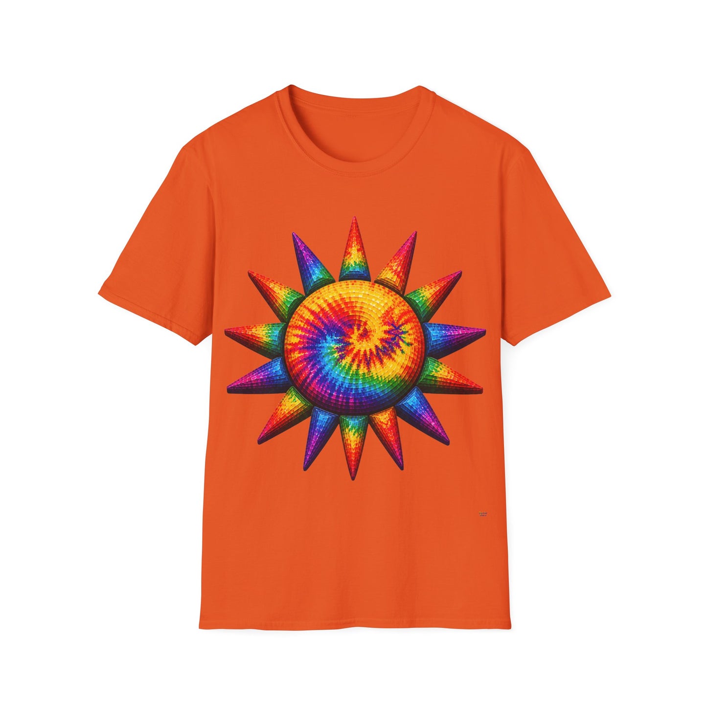 Good Vibes Tie-Dye Sun T-Shirt | 13 Colors | S - 3XL
