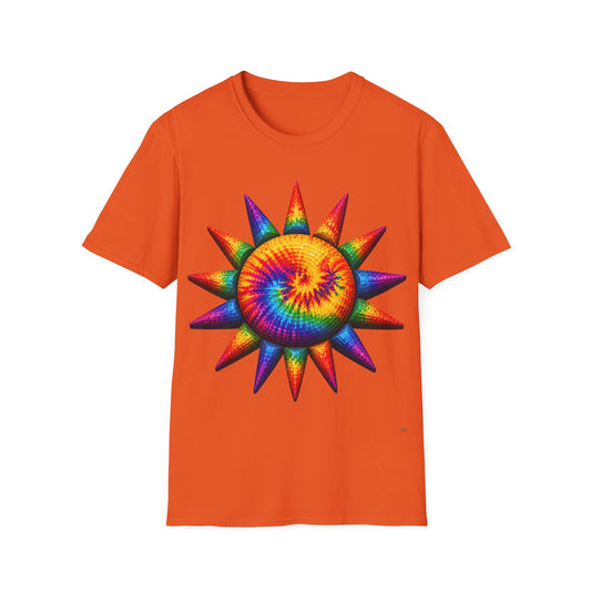 Good Vibes Tie-Dye Sun T-Shirt | 13 Colors | S - 3XL