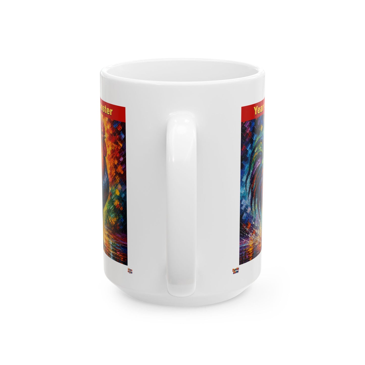 Eastern Year of the Rooster Mug | Ceramic Coffee Mug 11oz. | 15oz.