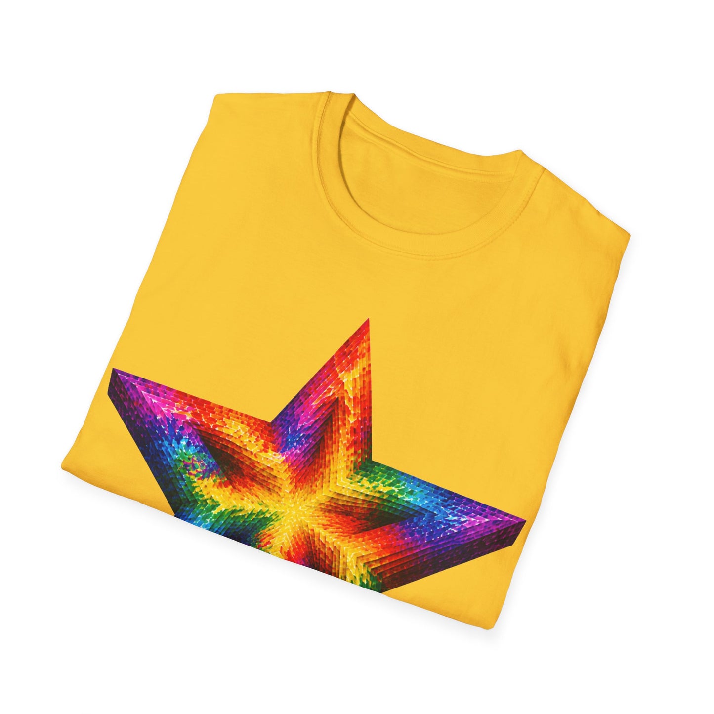 Good Vibes Tie-Dye Star T-Shirt | 13 Colors | S - 3XL