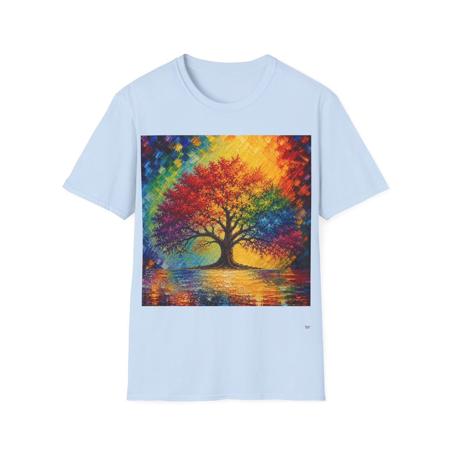 Good Vibes Painted Tree T-Shirt | 13 Colors | S - 3XL