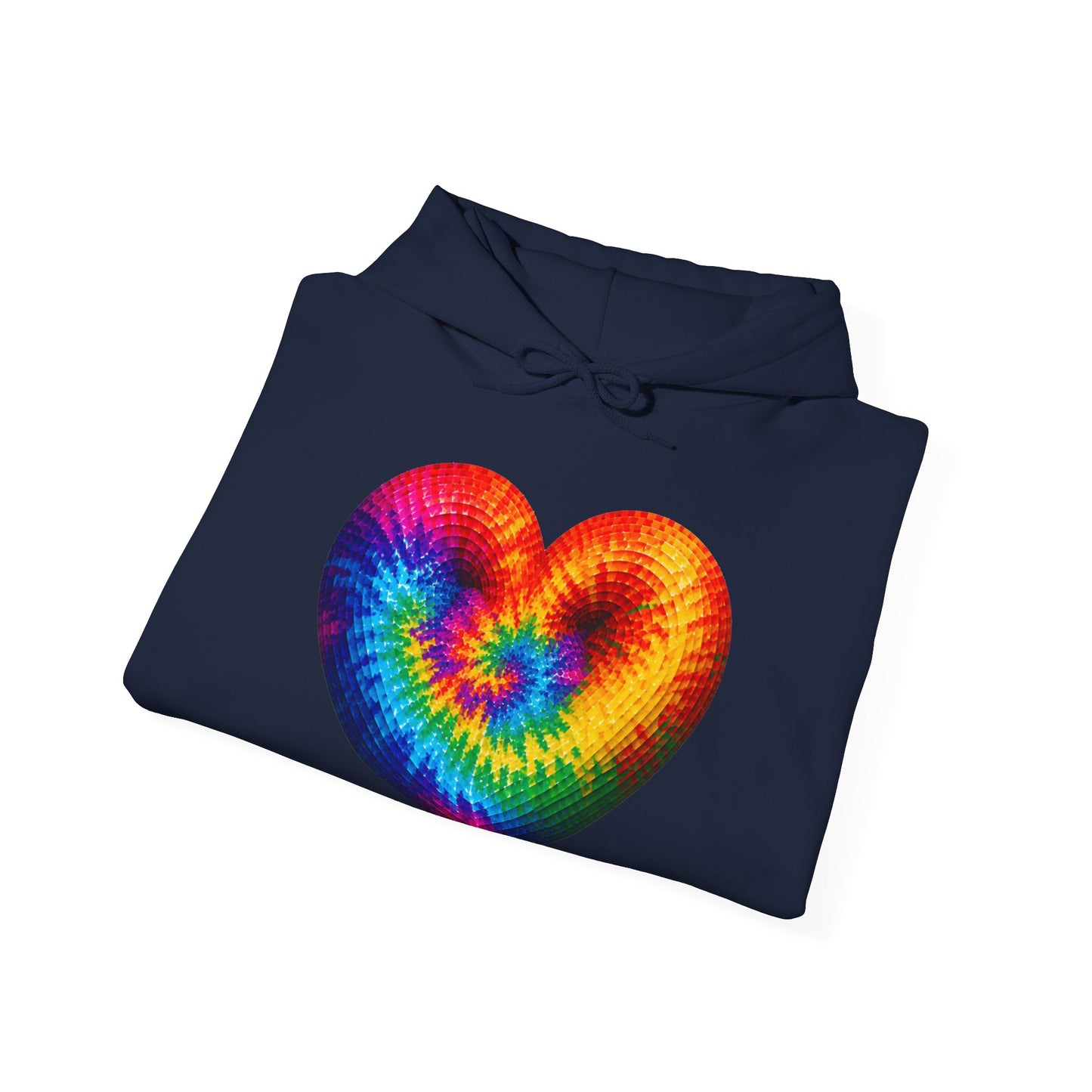 Tie-Dye Heart Hoodie | The Good Vibes Collection