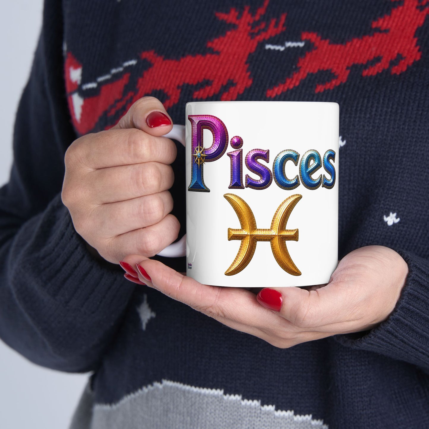 Pisces Zodiac Mug | Ceramic Coffee Mug 11oz. | 15oz.