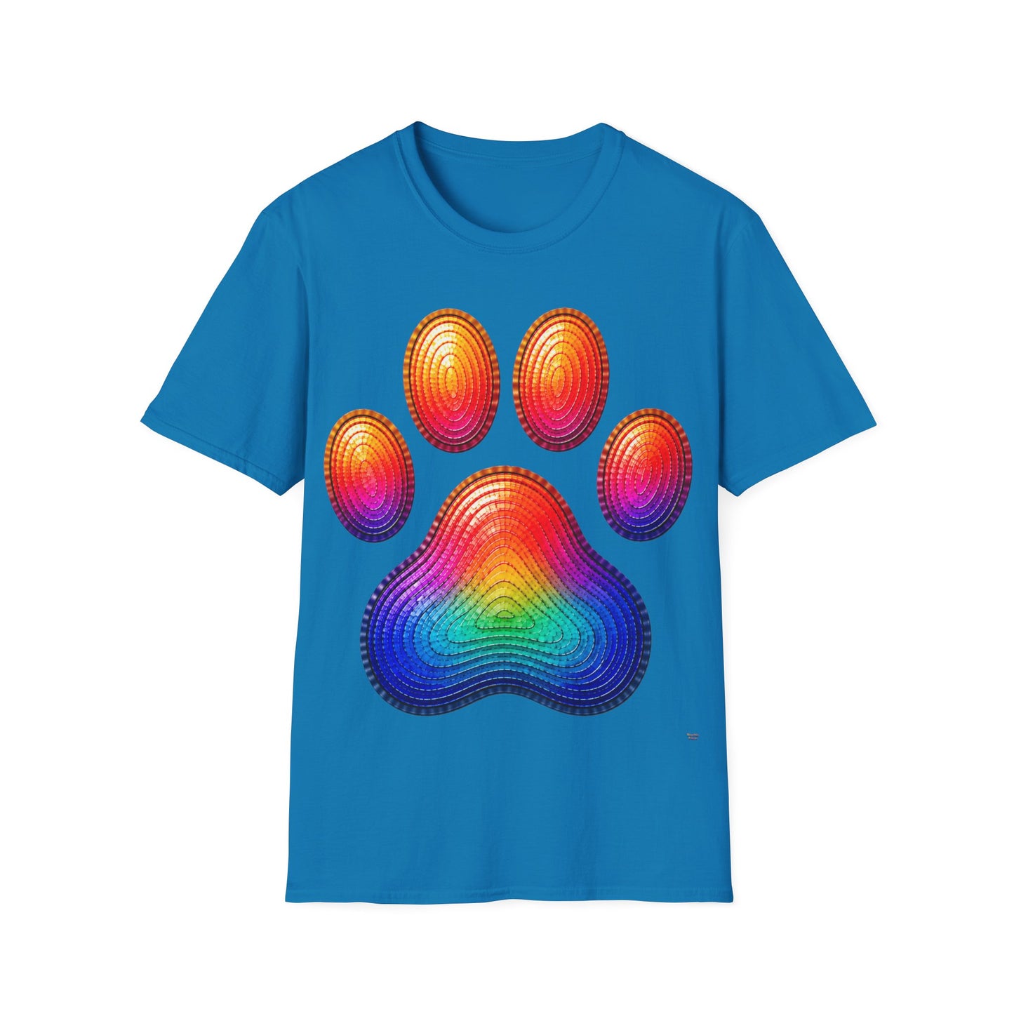 Good Vibes Paw Print T-Shirt | 13 Colors | S - 3XL