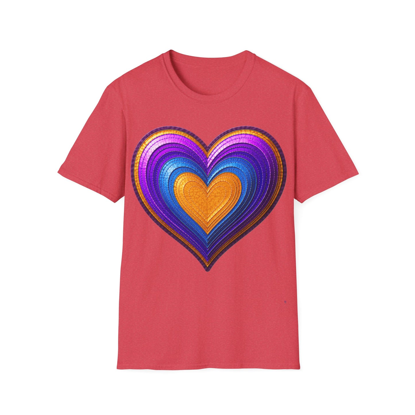 The 3D Heart T-Shirt | 14 Colors | S - 3XL