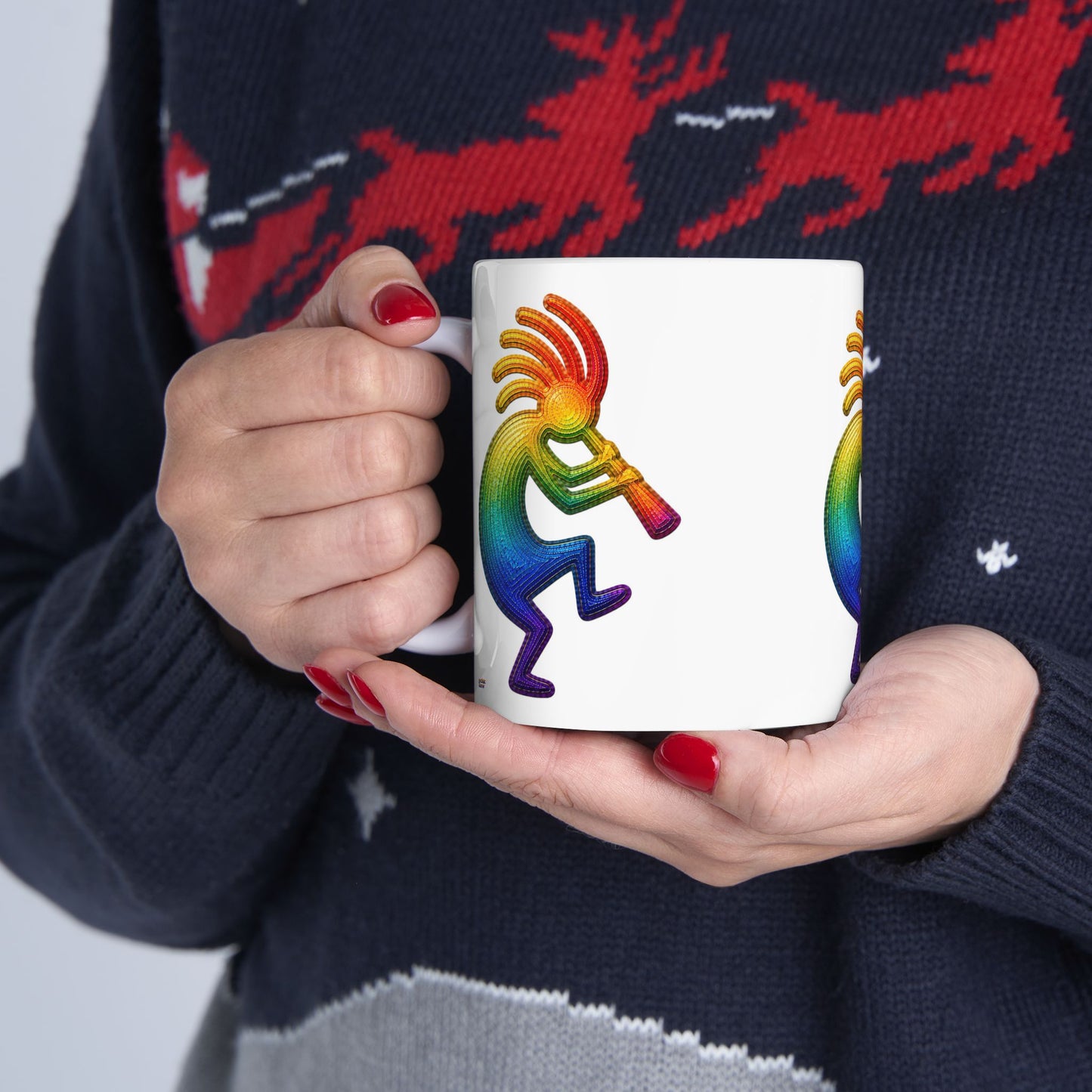 Good Vibes Kokopelli Mug | Ceramic Coffee Mug 11oz. | 15oz.