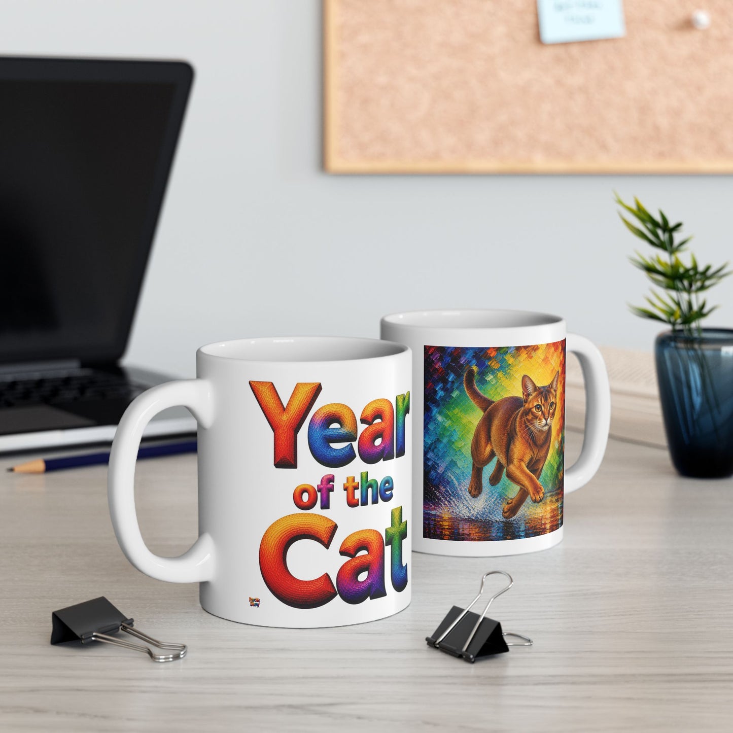 Year of the Cat Mug | Ceramic Coffee Mug 11oz. | 15oz.