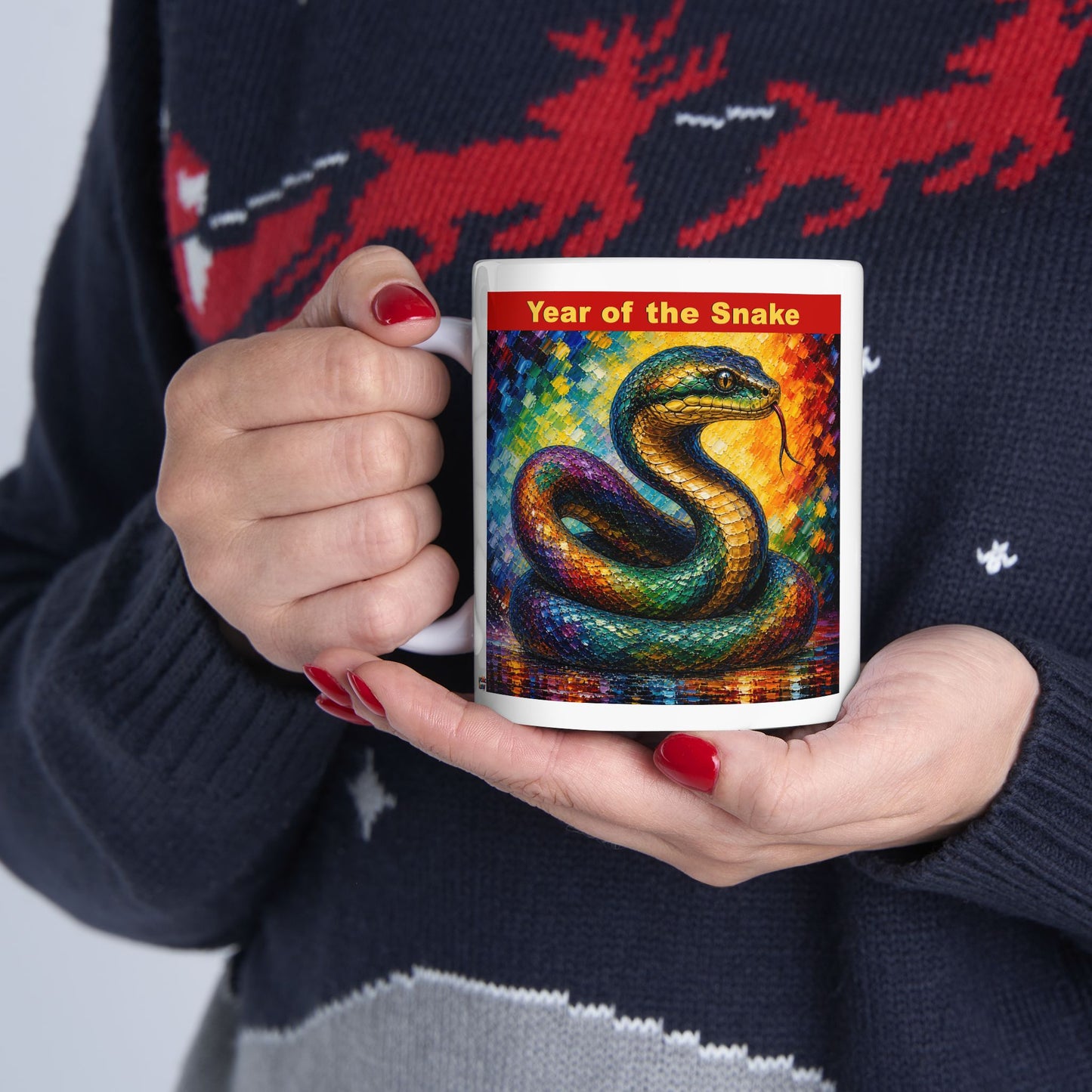 Eastern Year of the Snake Mug | Ceramic Coffee Mug 11oz. | 15oz.
