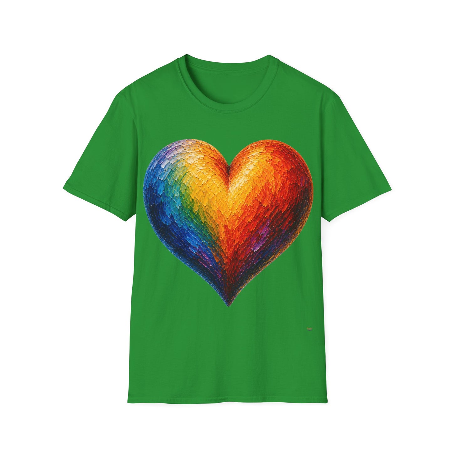 Good Vibes Painted Heart T-Shirt | 13 Colors | S - 3XL