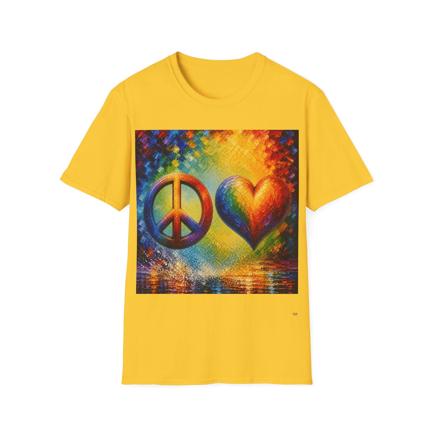 Good Vibes Peace and Love T-Shirt | 13 Colors | S - 3XL