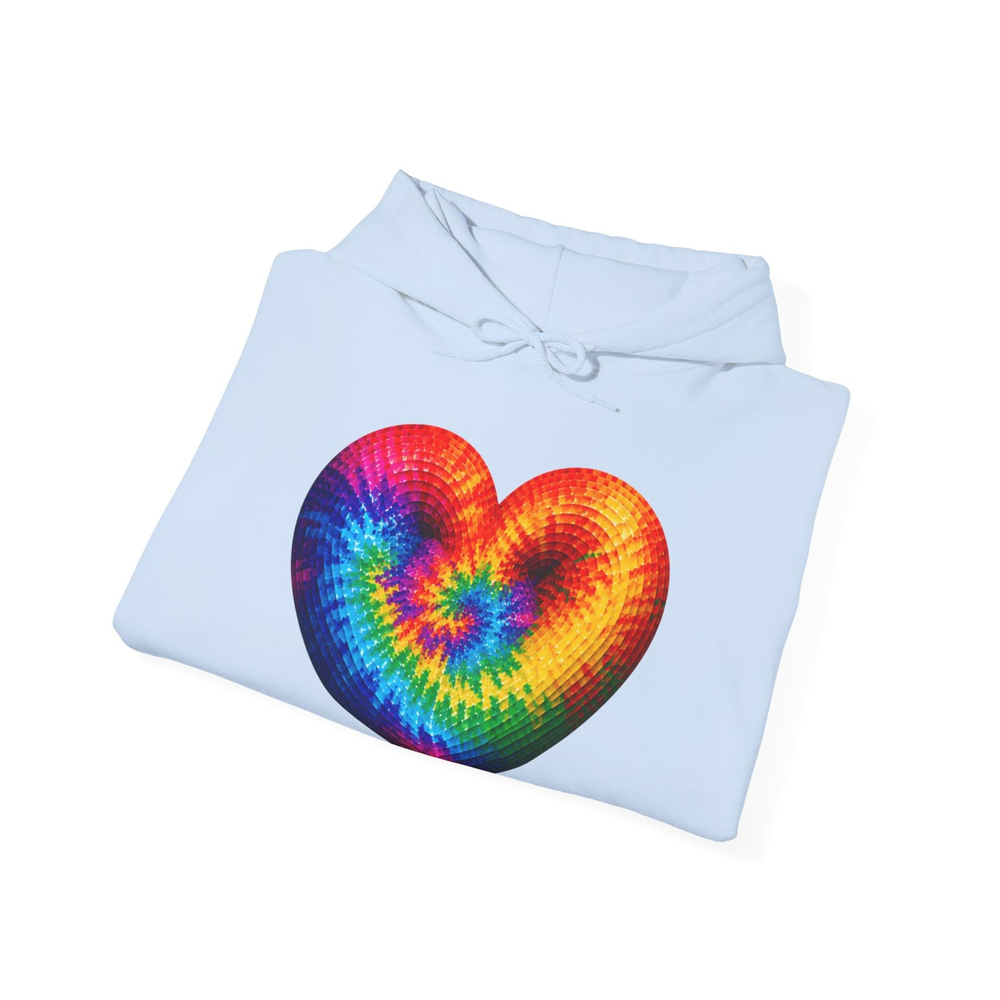 Tie-Dye Heart Hoodie | The Good Vibes Collection