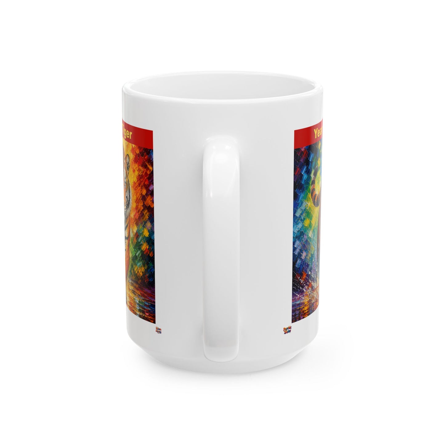 Eastern Year of the Tiger Mug | Ceramic Coffee Mug 11oz. | 15oz.
