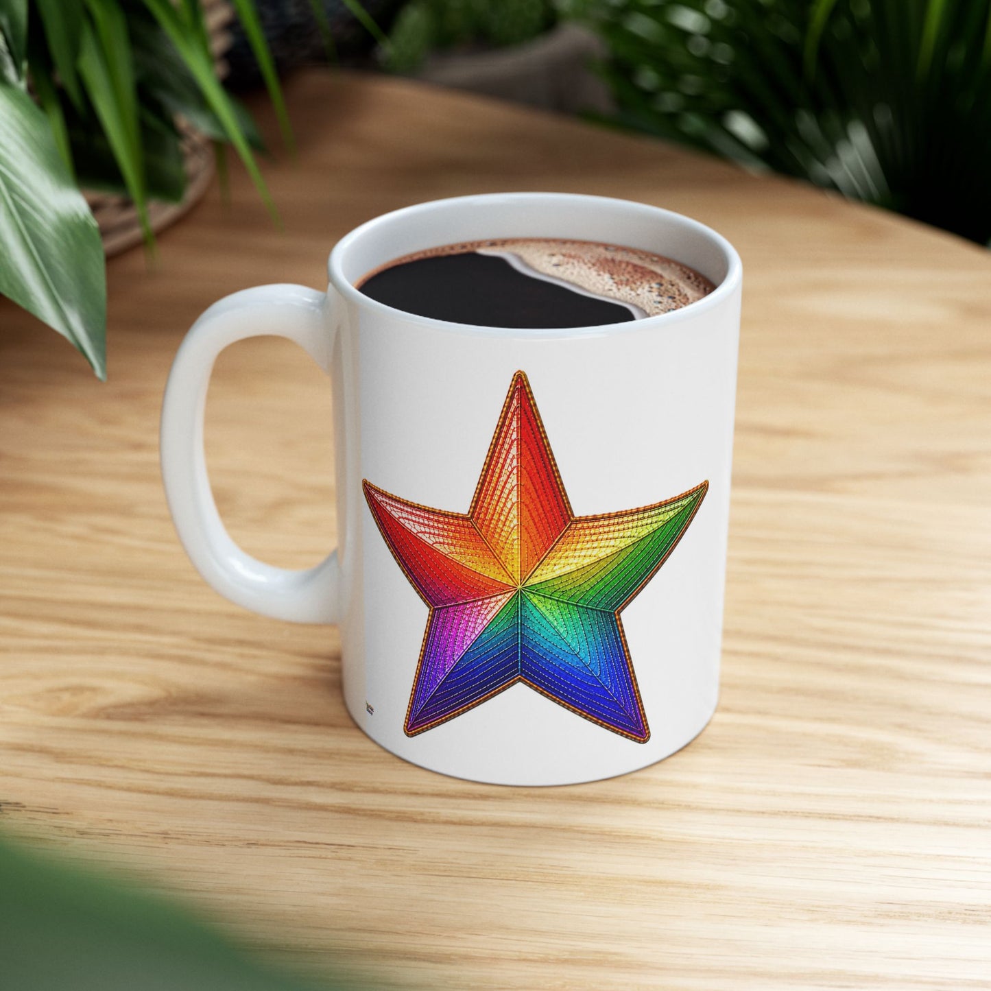 Good Vibes Star Mug | Ceramic Coffee Mug 11oz. | 15oz.