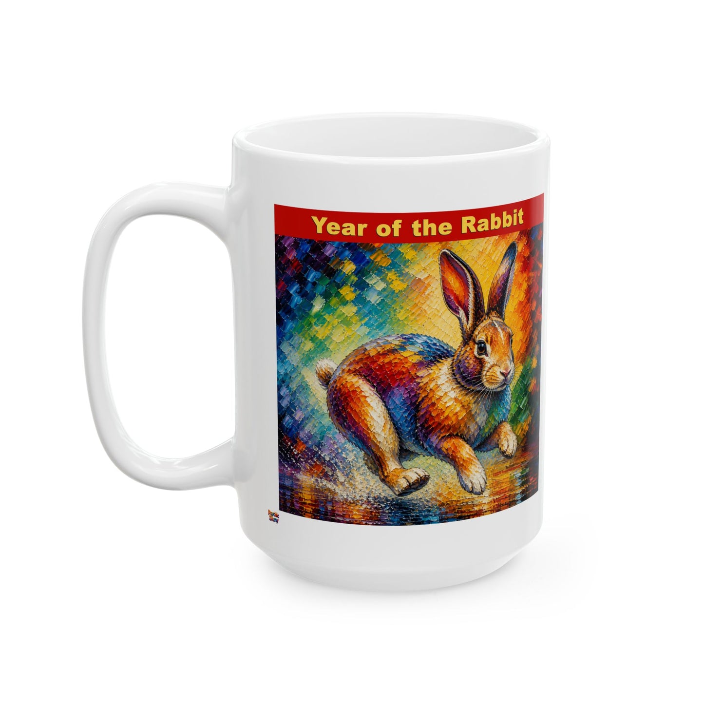 Eastern Year of the Rabbit Mug | Ceramic Coffee Mug 11oz. | 15oz.