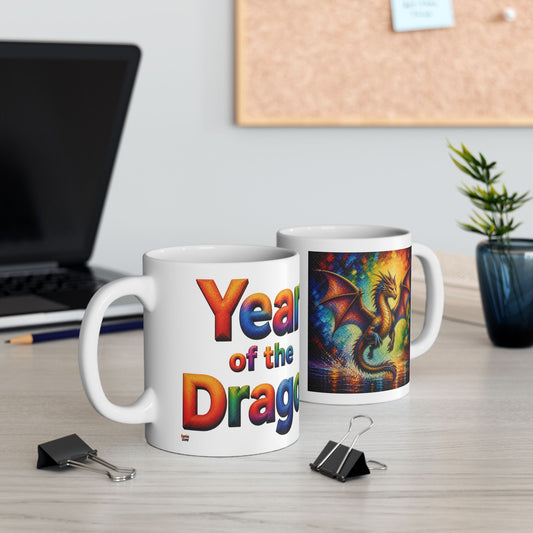 Year of the Dragon Mug | Ceramic Coffee Mug 11oz. | 15oz.