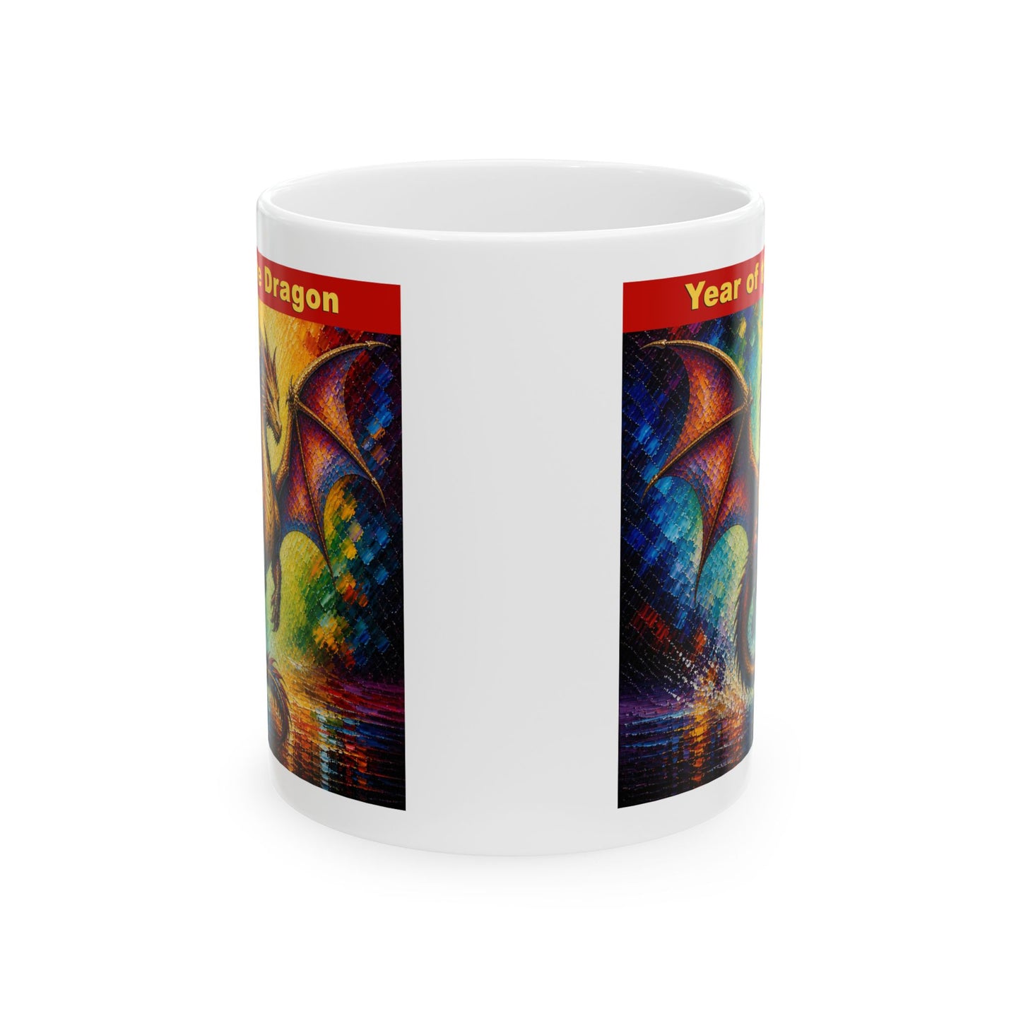 Eastern Year of the Dragon Mug | Ceramic Coffee Mug 11oz. | 15oz.