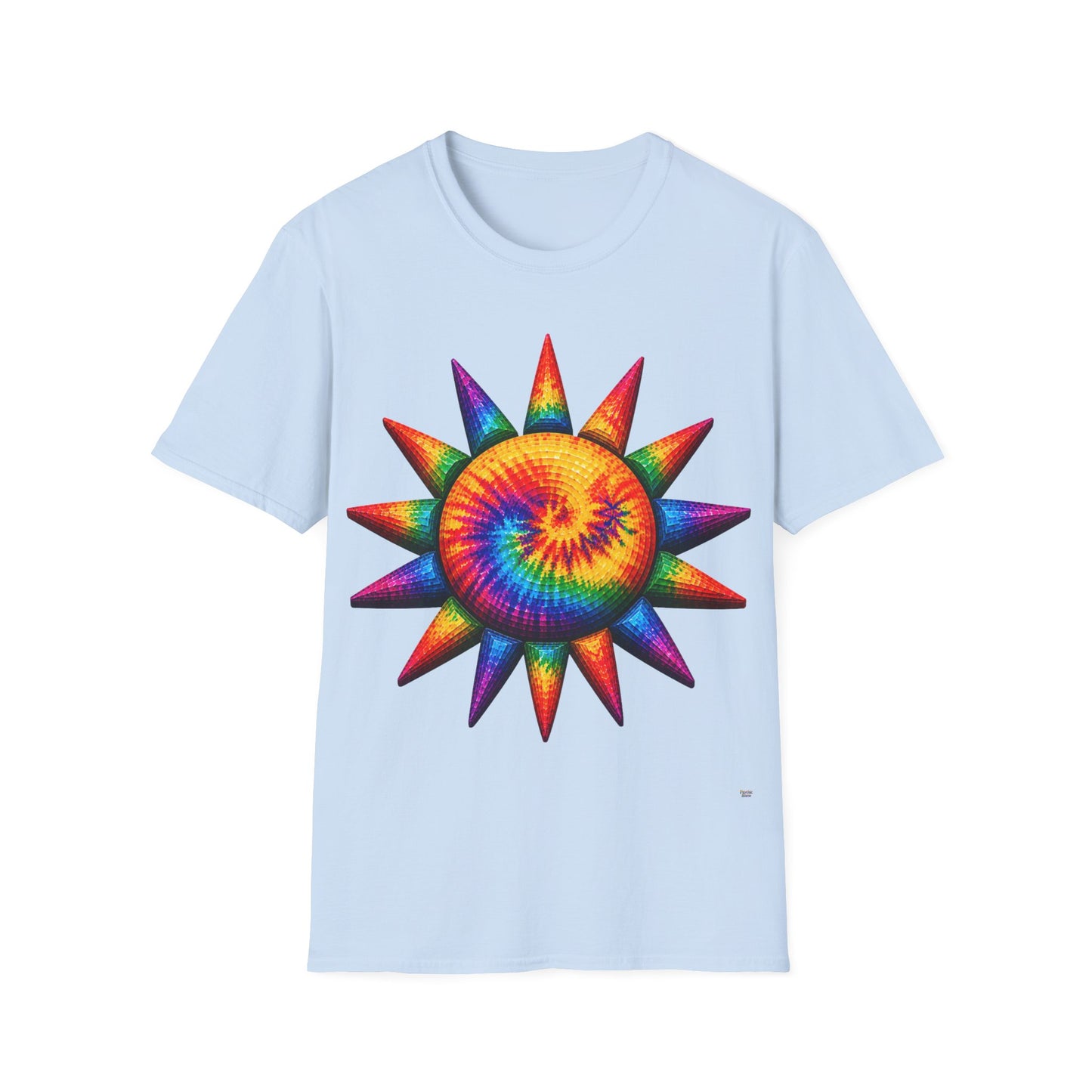 Good Vibes Tie-Dye Sun T-Shirt | 13 Colors | S - 3XL