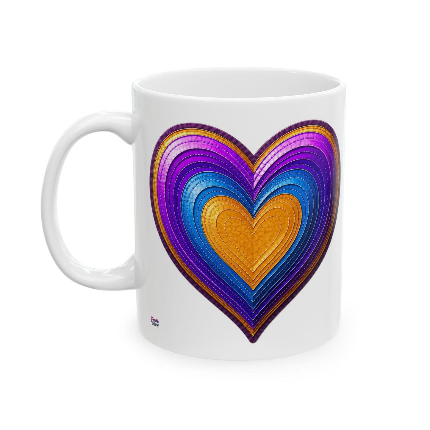 Zodiac 3D Heart Mug | Ceramic Coffee Mug 11oz. | 15oz.