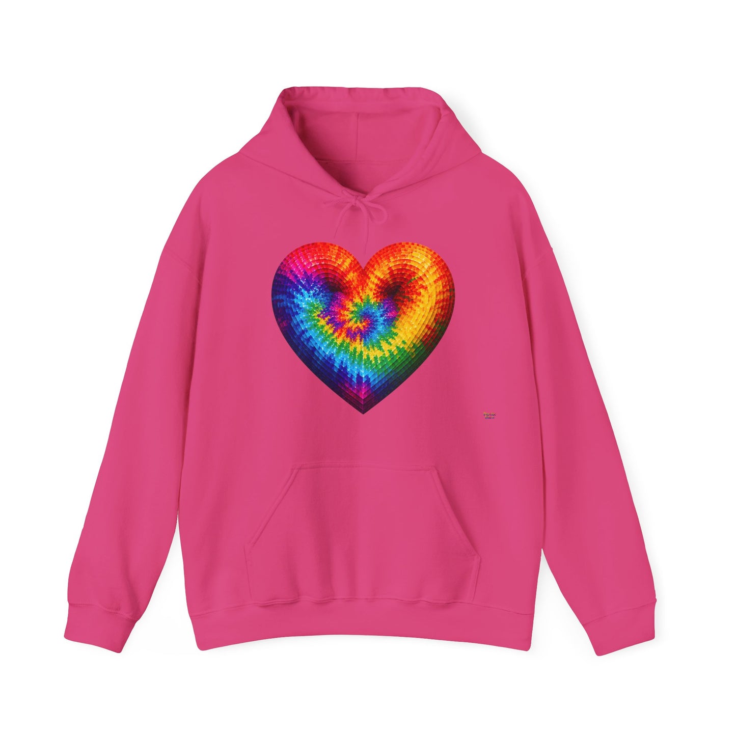 Tie-Dye Heart Hoodie | The Good Vibes Collection