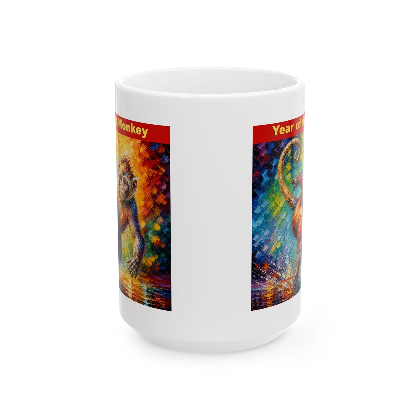 Eastern Year of the Monkey Mug | Ceramic Coffee Mug 11oz. | 15oz.