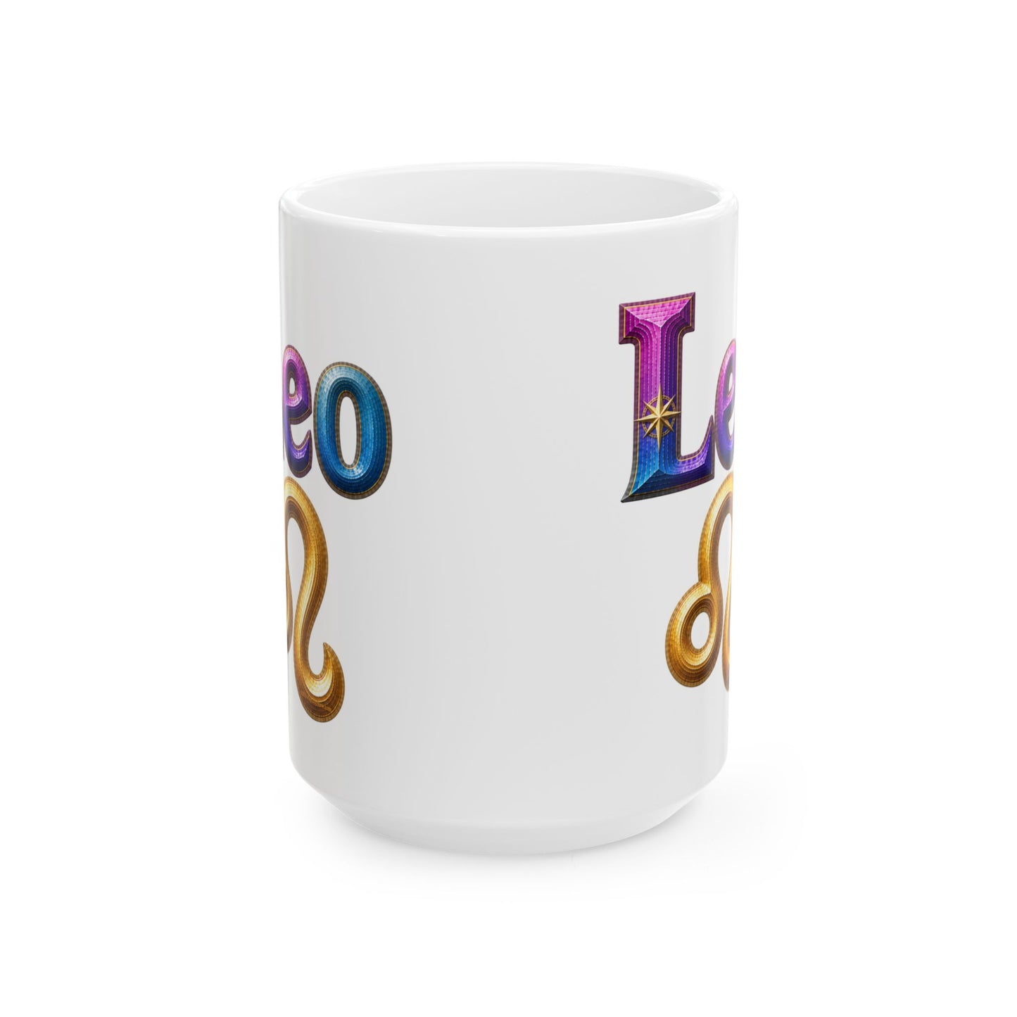 Leo Zodiac Mug | Ceramic Coffee Mug 11oz. | 15oz.