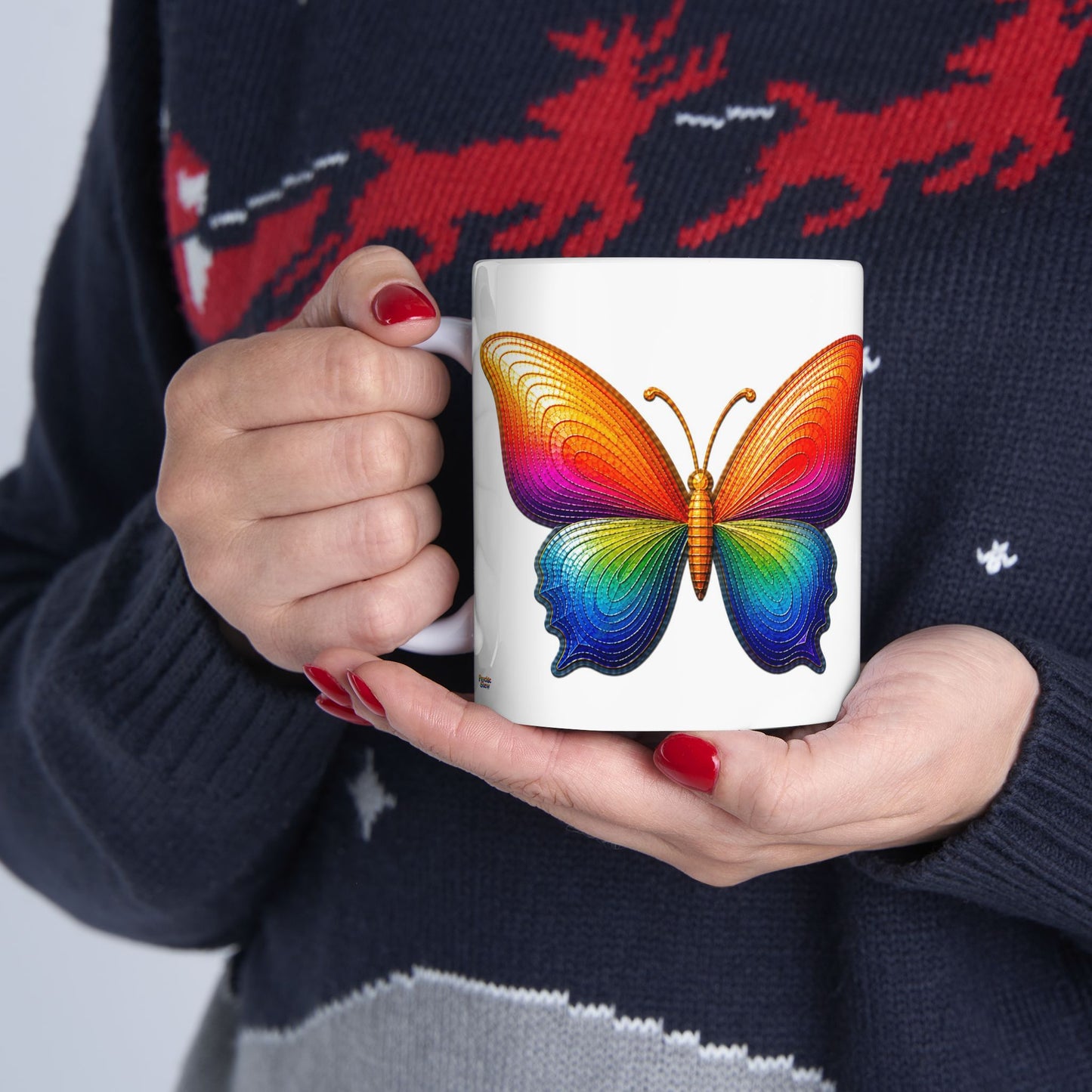 Good Vibes Butterfly Mug | Ceramic Coffee Mug 11 oz. | 15oz.