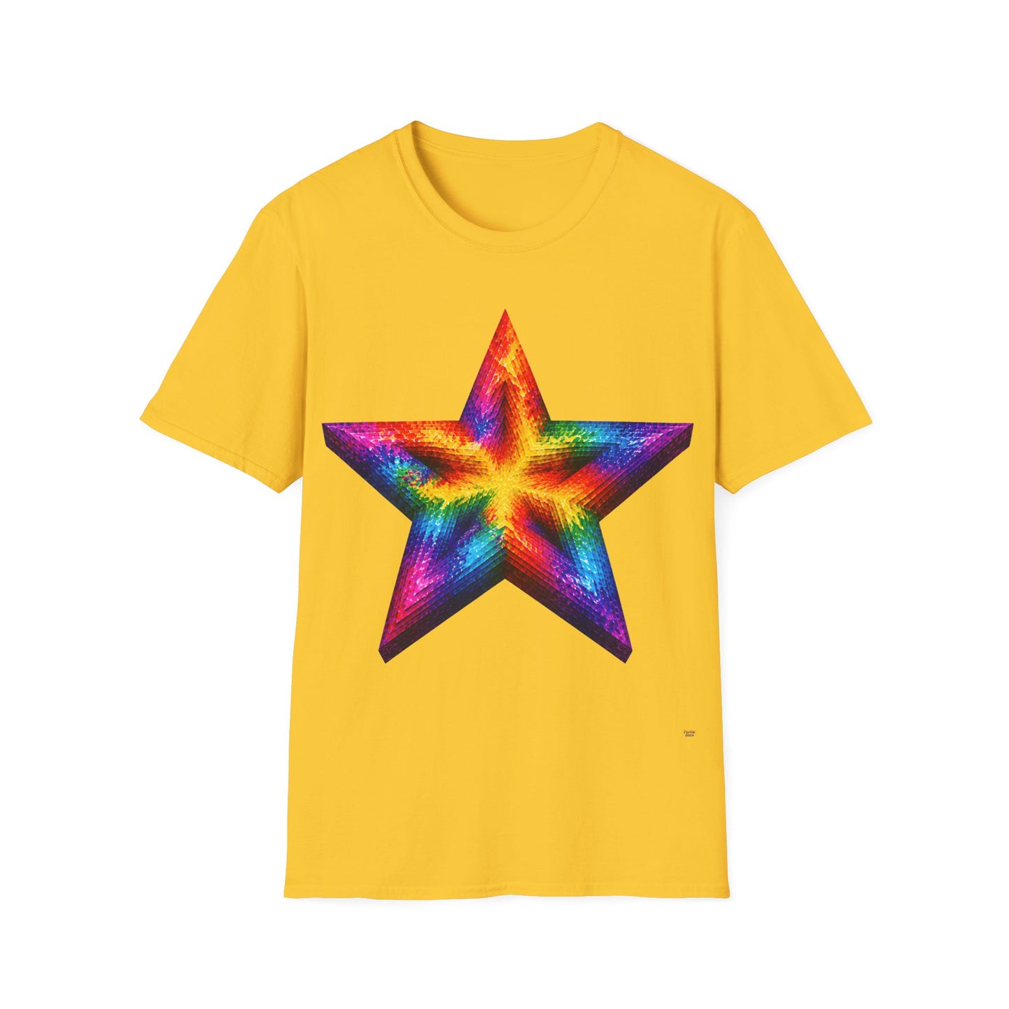 Good Vibes Tie-Dye Star T-Shirt | 13 Colors | S - 3XL