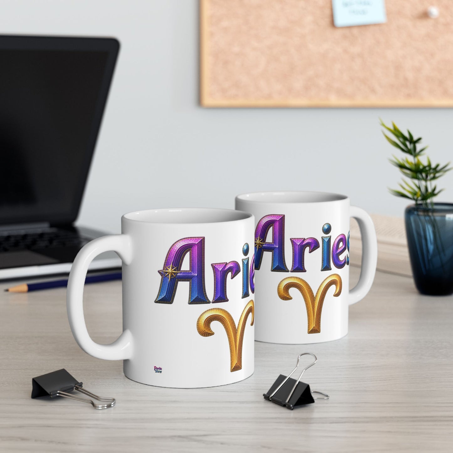 Aries Zodiac Mug | Ceramic Coffee Mug 11oz. | 15oz.