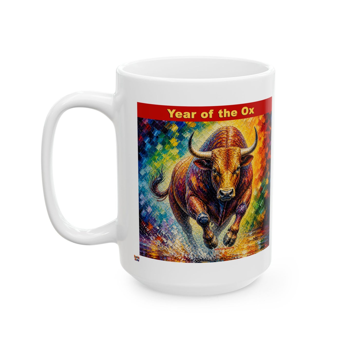 Eastern Year of the Ox Mug | Ceramic Coffee Mug 11oz. | 15oz.