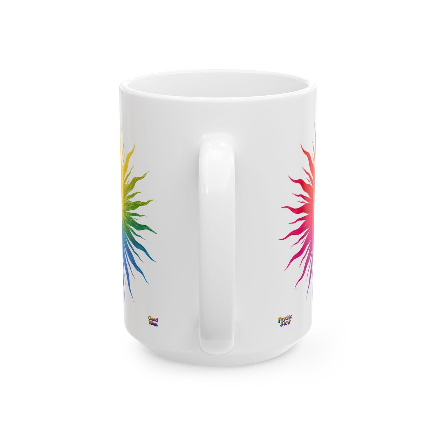 Good Vibes Bright Sun Mug | Ceramic Coffee Mug 11oz. | 15oz.