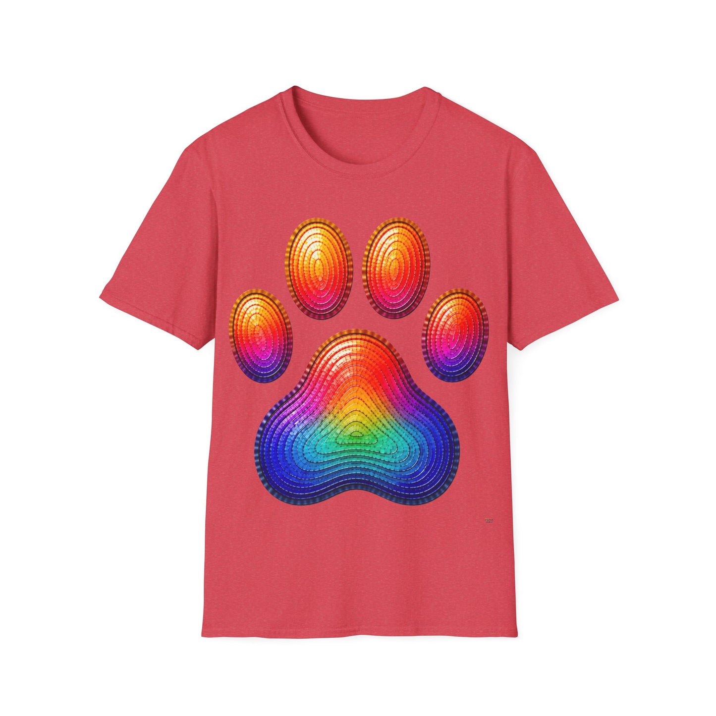 Good Vibes Paw Print T-Shirt | 13 Colors | S - 3XL