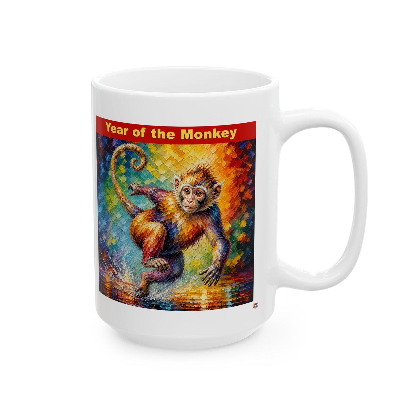 Eastern Year of the Monkey Mug | Ceramic Coffee Mug 11oz. | 15oz.