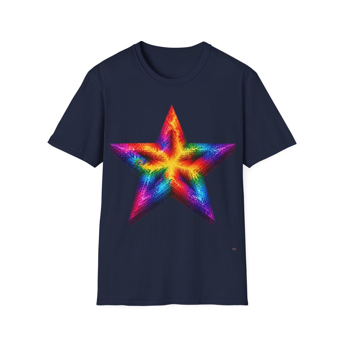 Good Vibes Tie-Dye Star T-Shirt | 13 Colors | S - 3XL