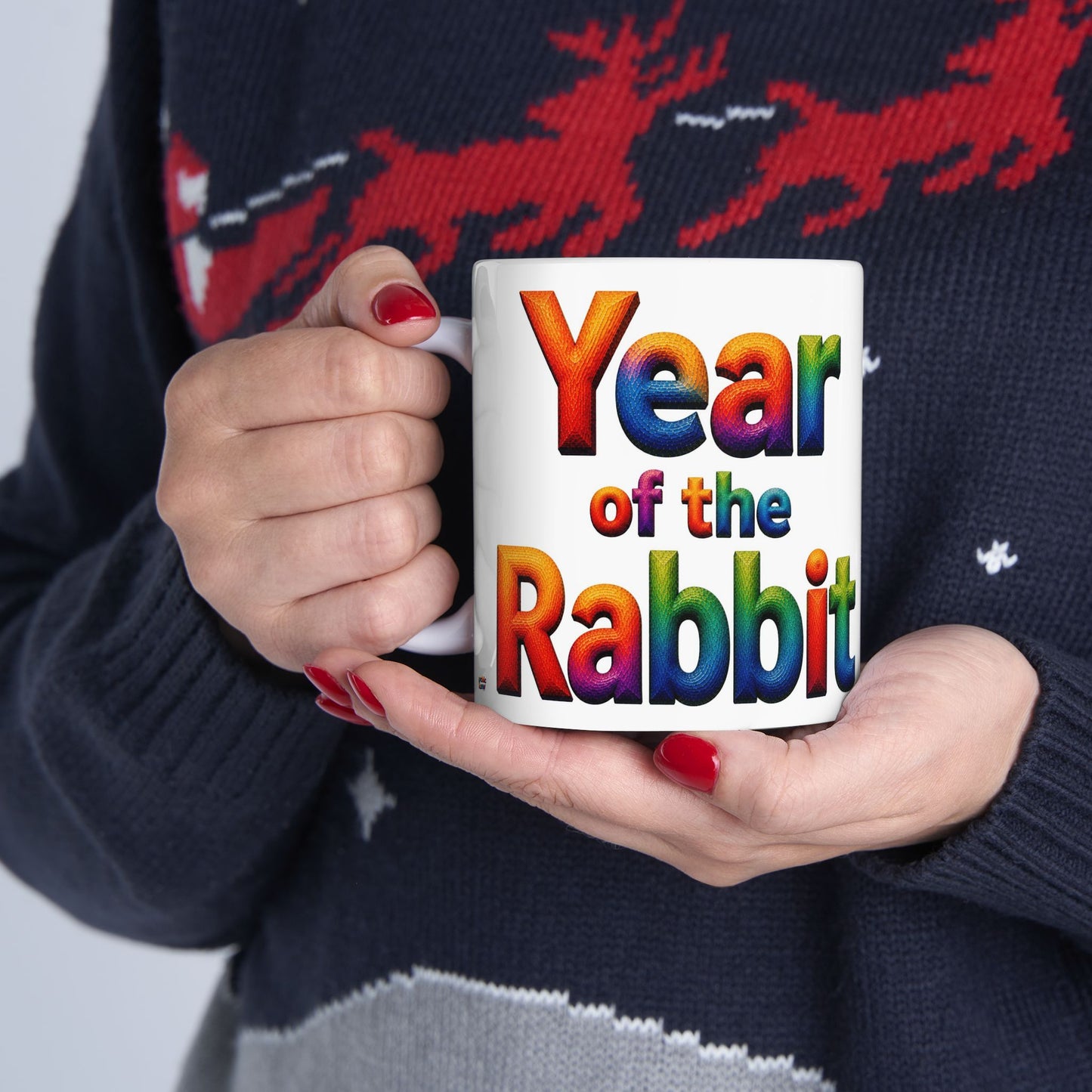 Year of the Rabbit Mug | Ceramic Coffee Mug 11oz. | 15oz.