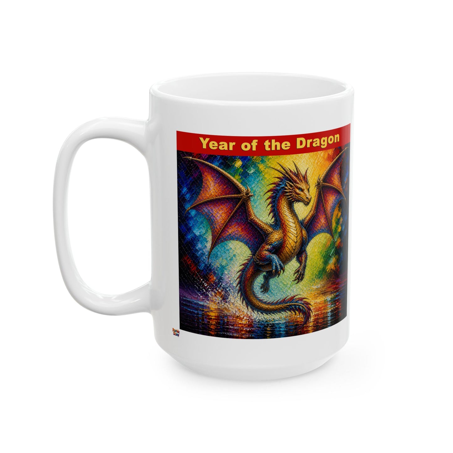 Eastern Year of the Dragon Mug | Ceramic Coffee Mug 11oz. | 15oz.