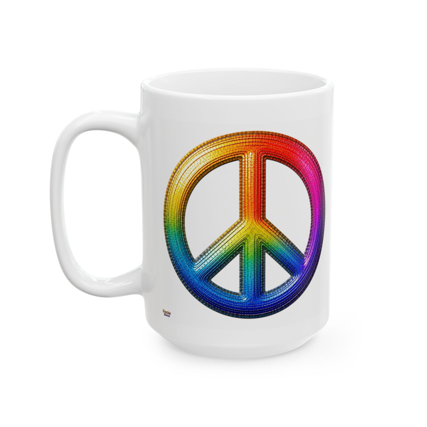 Good Vibes Peace Mug | Ceramic Coffee Mug 11oz. | 15oz.