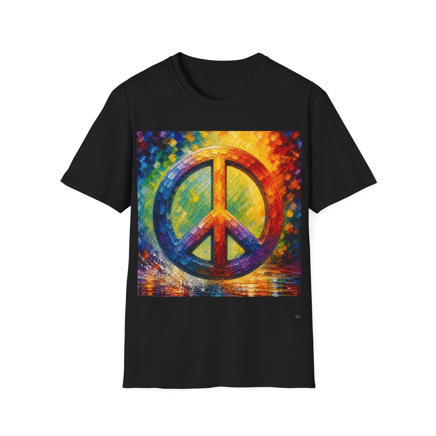 Good Vibes Pretty Peace T-Shirt | 13 Colors | S - 3XL